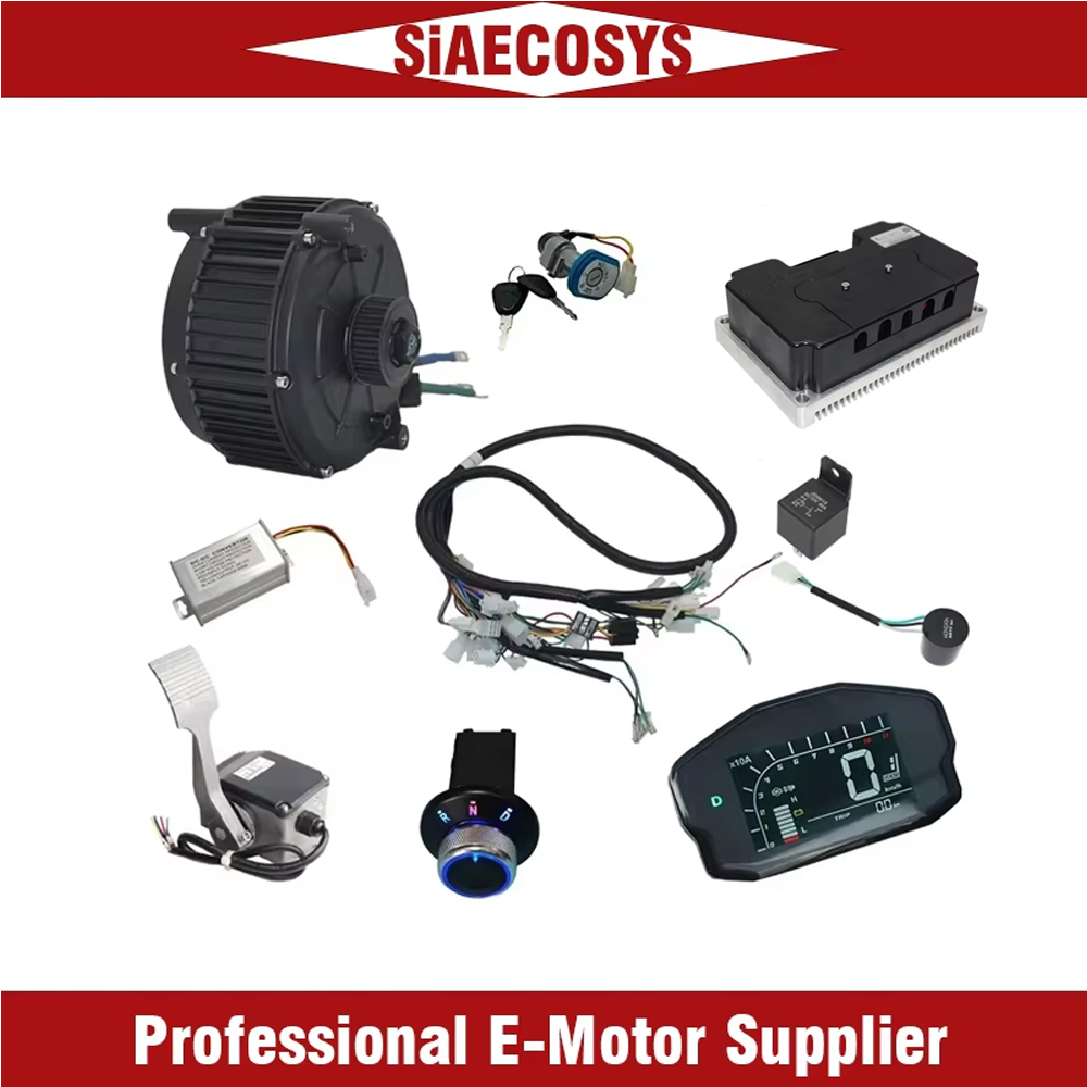 Mid Drive Motor Kit 72V 5000W - Комплект высокоскоростного двигателя среднего привода 5000