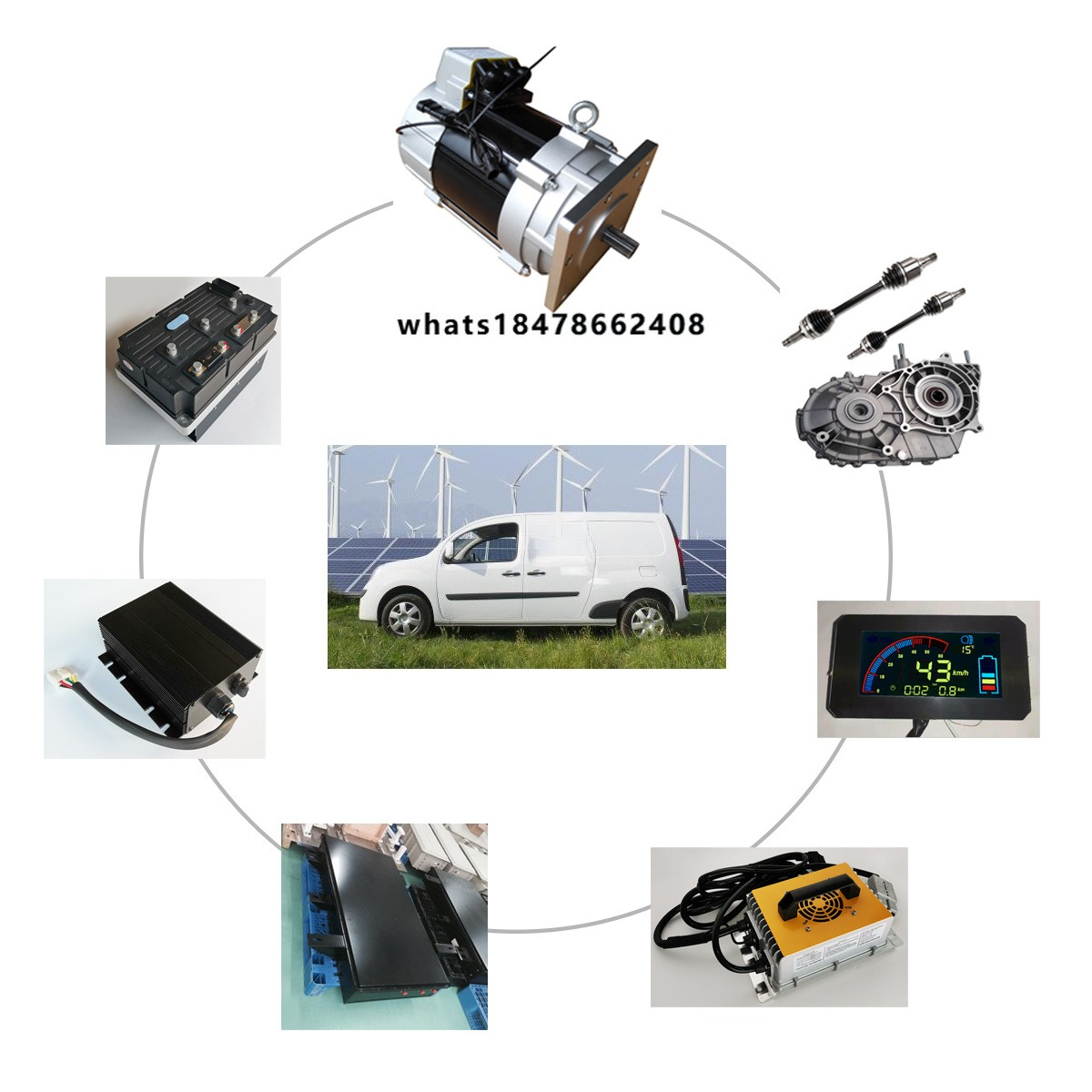 Ev Electric Motor Conversion Kit Car - Комплект для переоборудования автомобиля в электромобиль