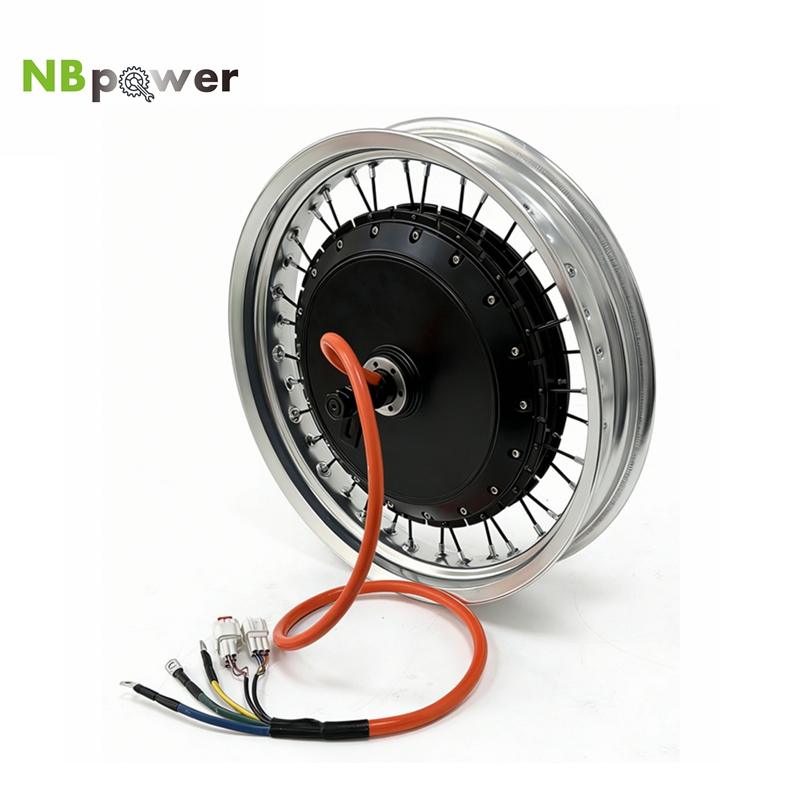 Qs Motor 273 8000W Hub Motor - Красочные 17x3,0 NBpower/QS V3 273 40H