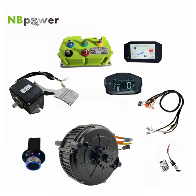 Mid Drive Motor Kit 72V 5000W - Комплект мотор-колеса QSMOTOR 165 35H 5000W