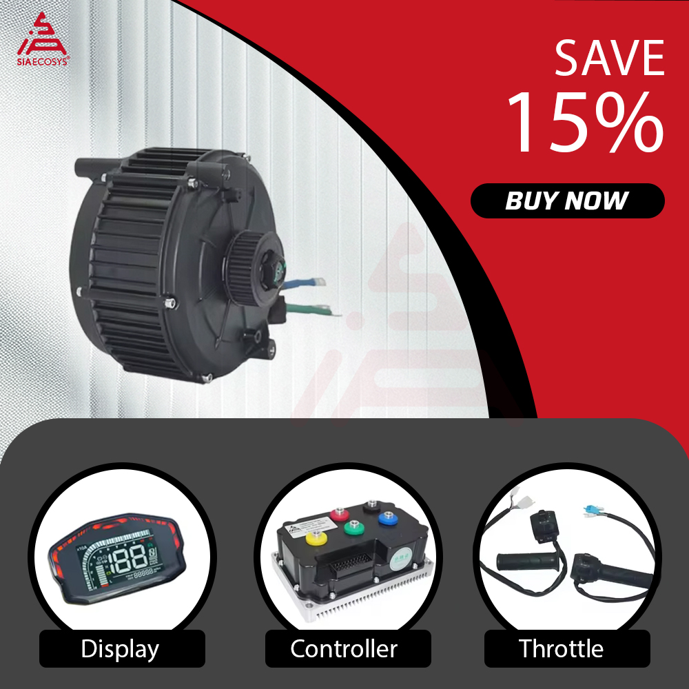 Mid Drive Motor Kit 72V 5000W - Комплект центрального приводного двигателя QSMOTOR QS165
