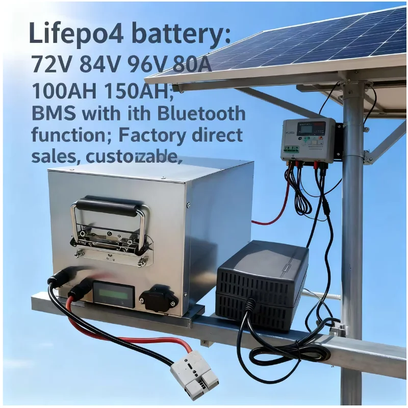 Lifepo4 72V 100Ah Battery Pack Ev - Аккумулятор LIFEPO4 с BMS 72 В