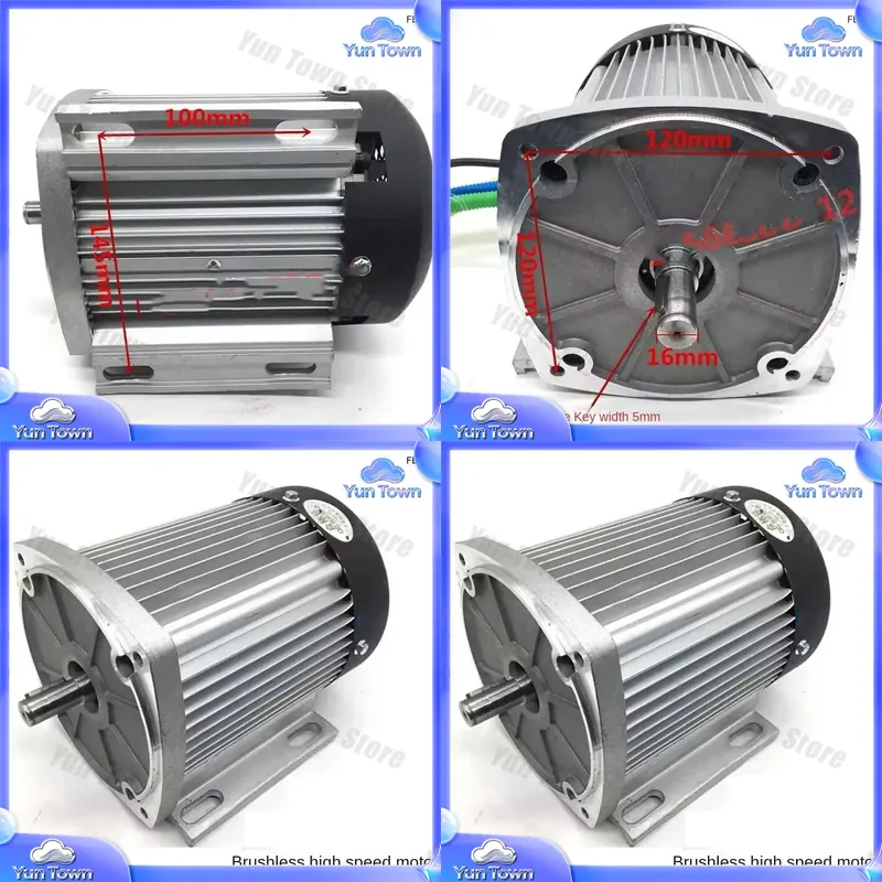 Ev Electric Motor Conversion Kit Car - Бесщеточный двигатель для модификации электромобилей 1500W
