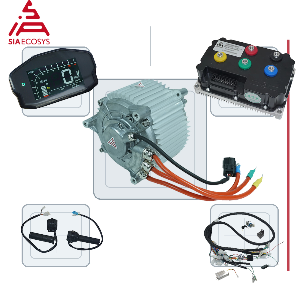 Mid Drive Motor Kit 72V 5000W - Комплект центрального приводного двигателя SiAECOSYS SIASZD142A-67