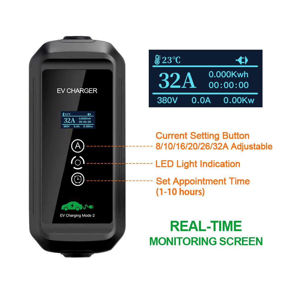 Зарядное устройство для электр – обзор и цена Ev Charger Type 2 22Kw 32A 3 Phase