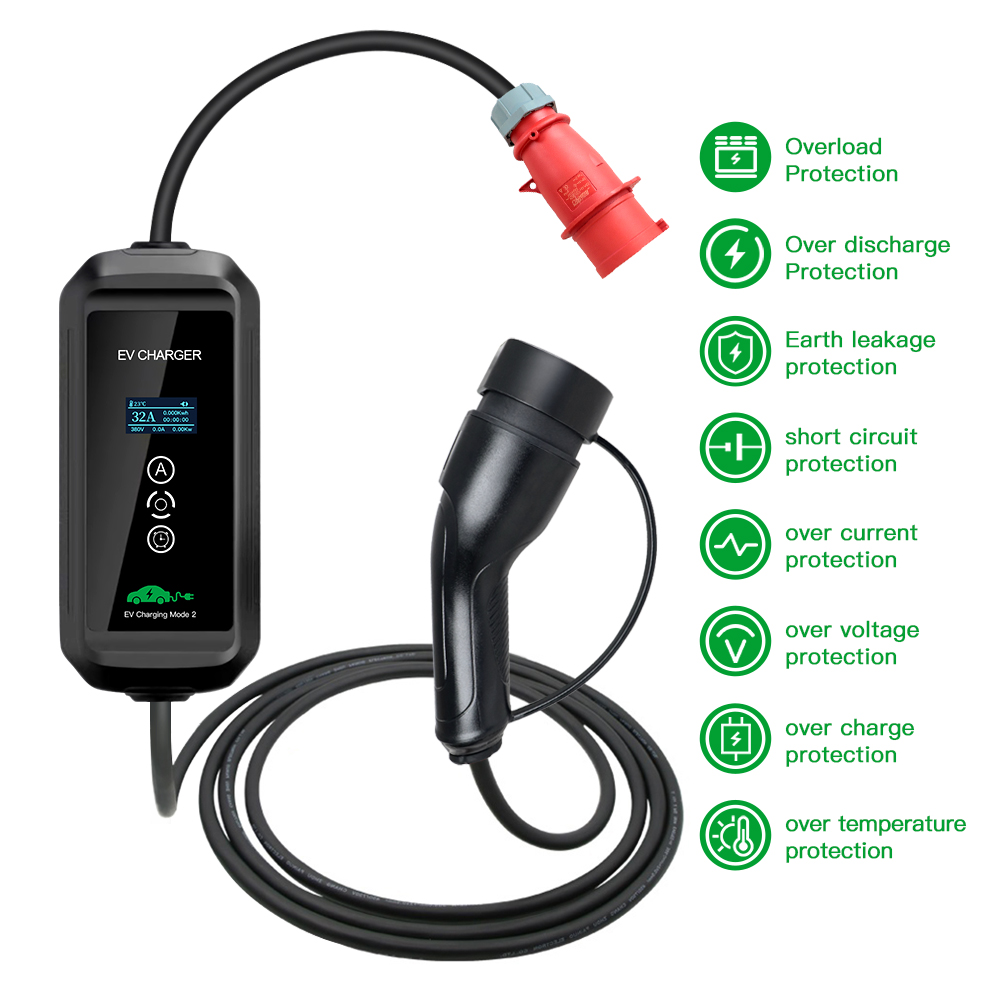 Зарядное устройство для электр – обзор и цена Ev Charger Type 2 22Kw 32A 3 Phase
