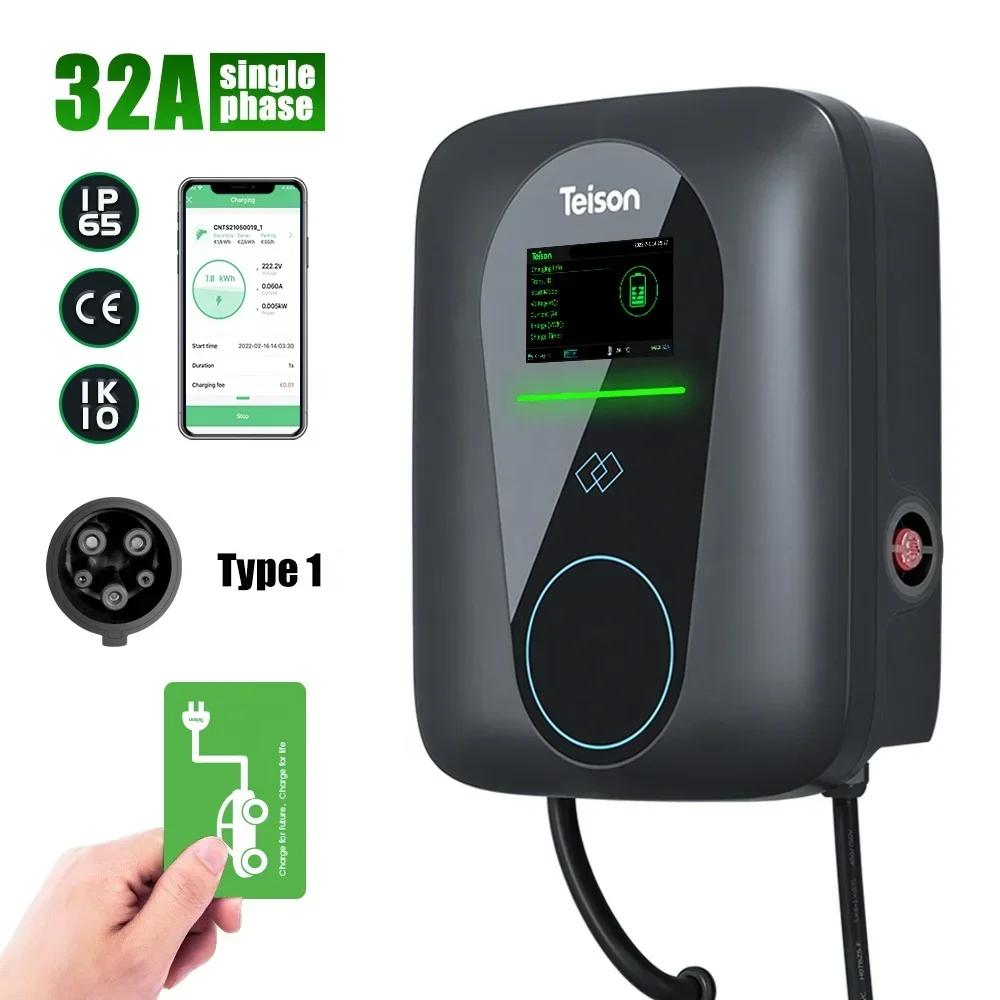 Зарядное устройство для настен – обзор и цена J1772 Evse 32A Level 2 Charger