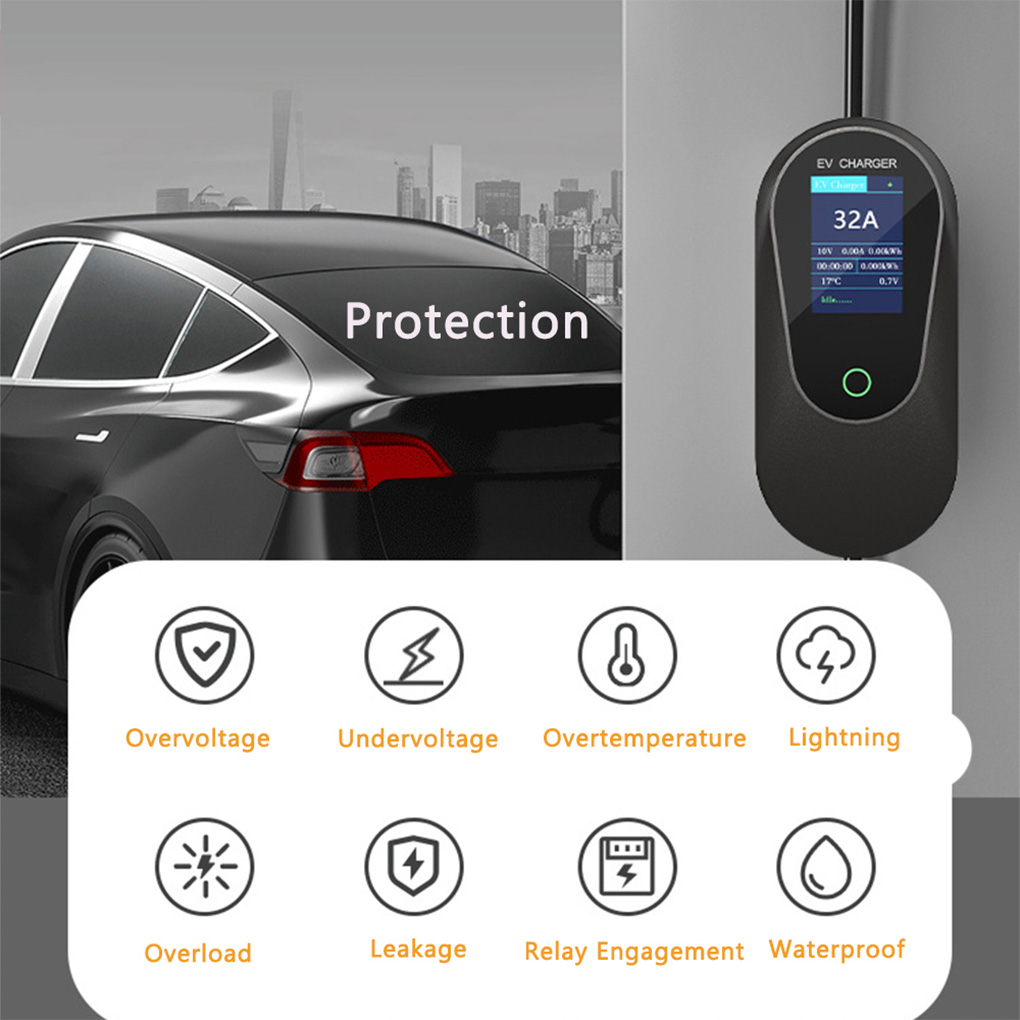 Портативное зарядное устройств – обзор и цена Ev Charger Type 2 22Kw 32A 3 Phase