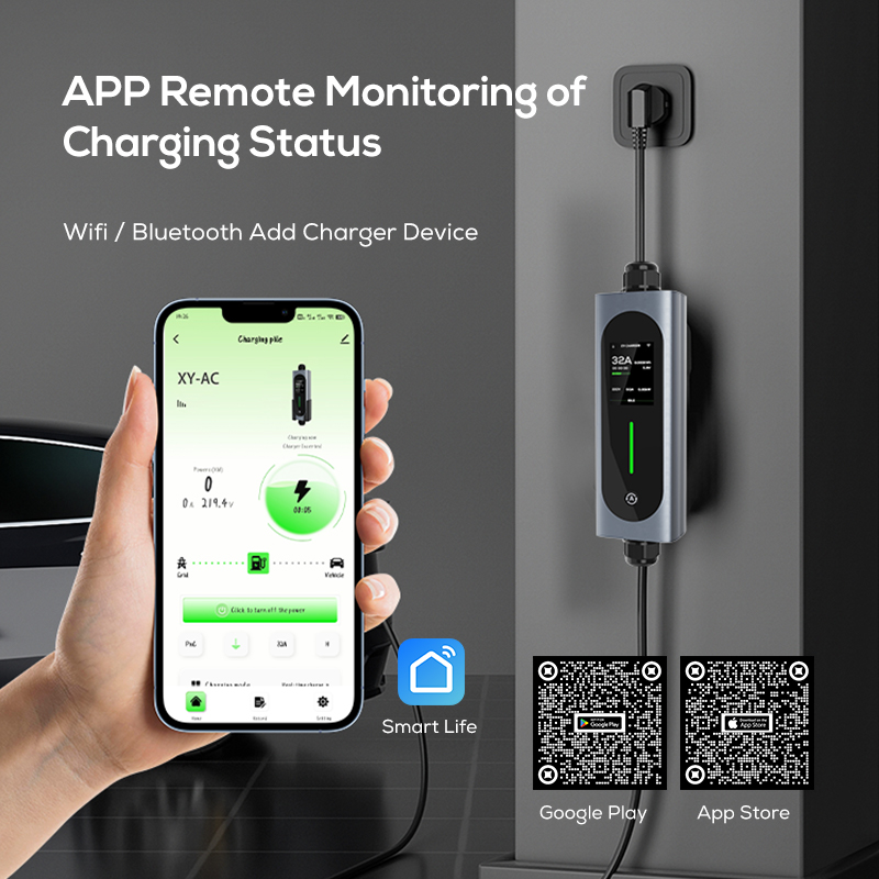 Портативное зарядное устройств – обзор и цена Type 2 Portable Ev Charger 11Kw Cee