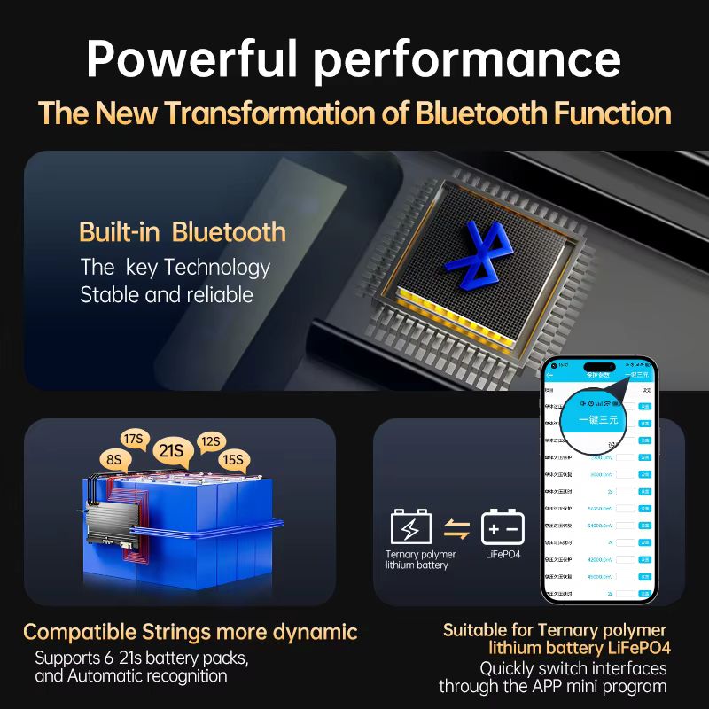 JBD BMS 16S 48V LiFePO4 200A И – обзор и цена Smart Bms 24S 200A Bluetooth Lifepo4