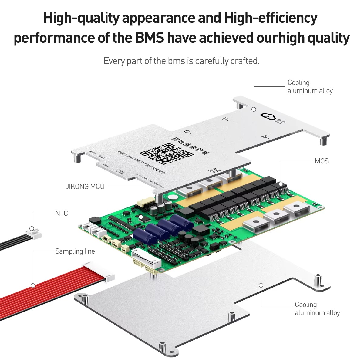 JIKONG JK-B2A24S30P Умная плат – обзор и цена Smart Bms 24S 200A Bluetooth Lifepo4