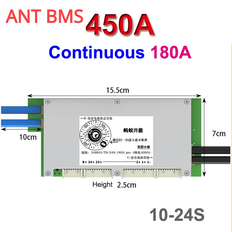 Умная плата защиты Ant Smart B – обзор и цена Smart Bms 24S 200A Bluetooth Lifepo4