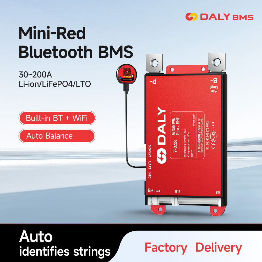 Daly Smart BMS 30A 40A 60A 80A – обзор и цена Smart Bms 24S 200A Bluetooth Lifepo4